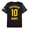 Virallinen Fanipaita + Shortsit Borussia Dortmund Brandt 10 Vieraspelipaita 2024-25 - Lasten